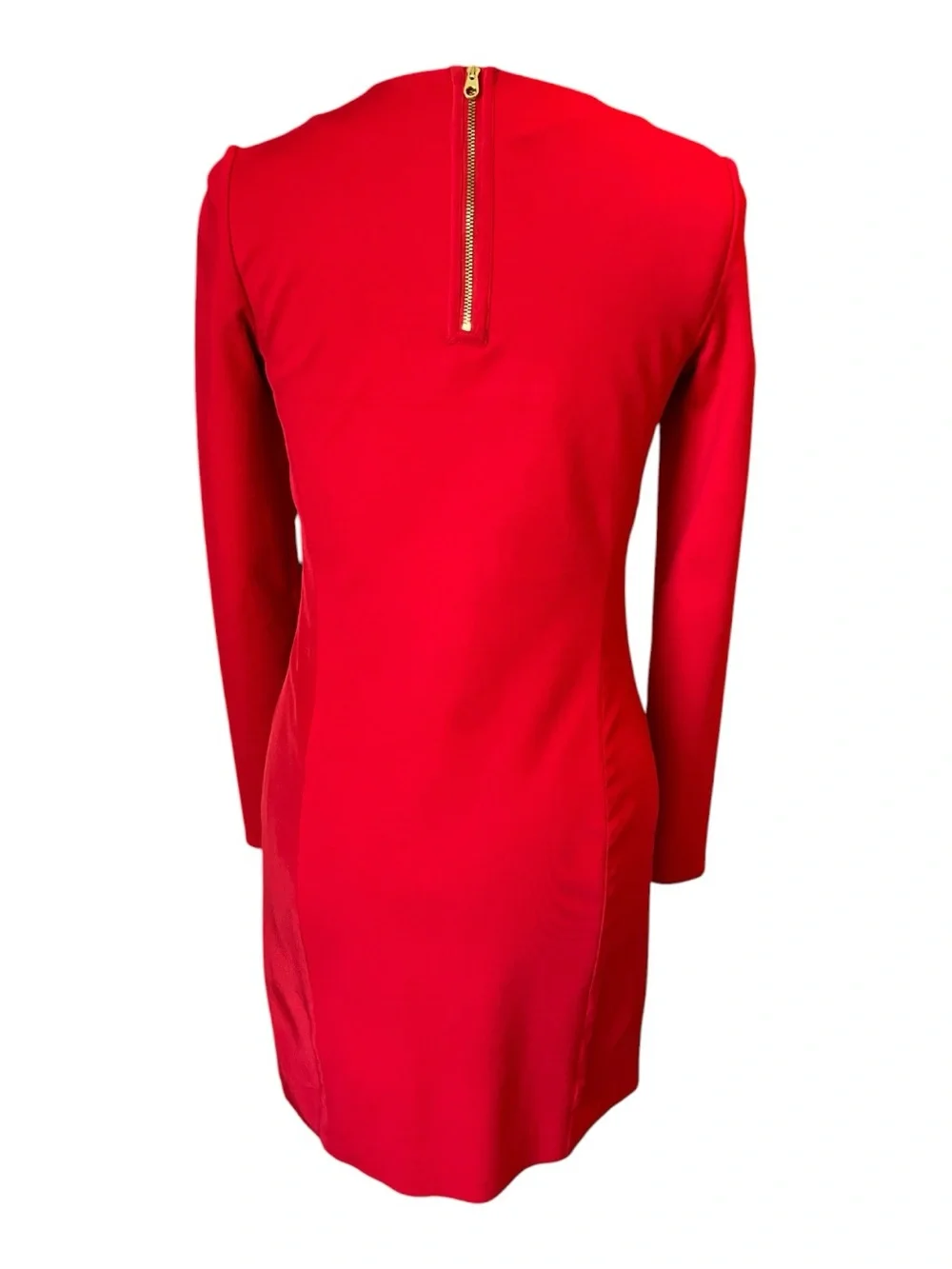 Ted Baker Red Long Sleeve Sheath Dress